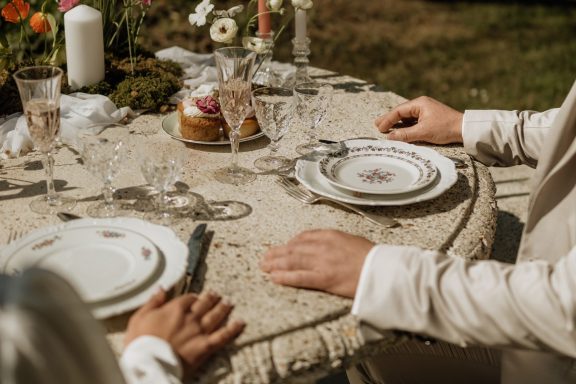 Table des mariés